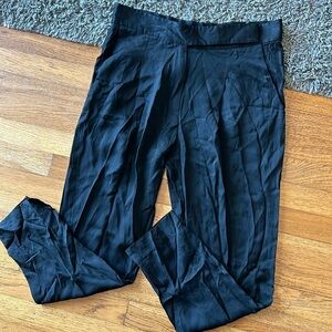 All Saints Black Pleated Dressy Pants Size 4